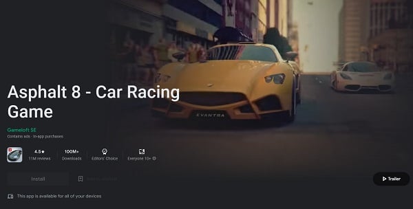 Asphalt 8
